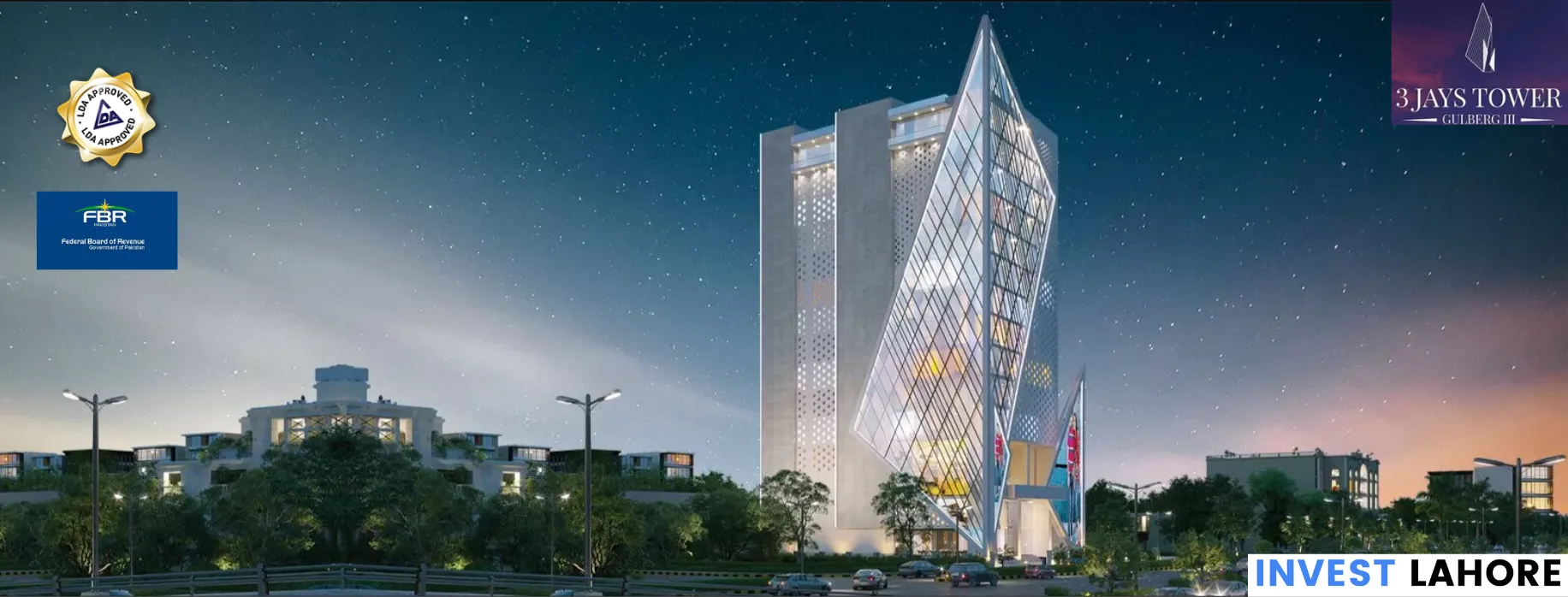 3 Jays Tower Gulberg Lahore