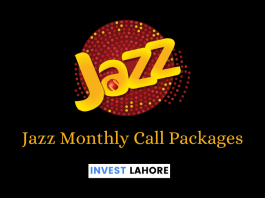 Jazz Monthly Call Package in 100 rupees